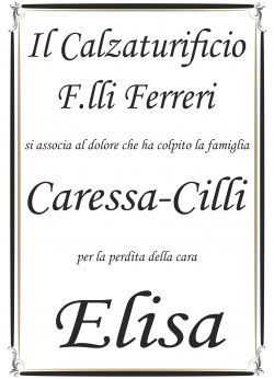 Partecipazionen Calzaturificio f.lli Ferreri per Caressa_page-0001