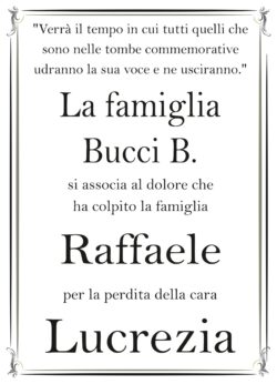 Partecipazione la famiglia Bucci per Raffaele_page-0001